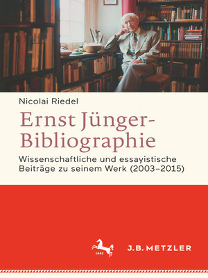cover image of Ernst Jünger-Bibliographie. Fortsetzung